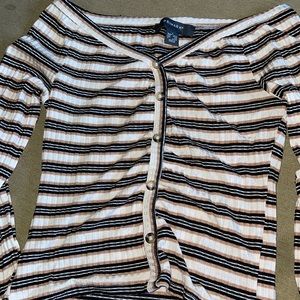 long sleeve crop top